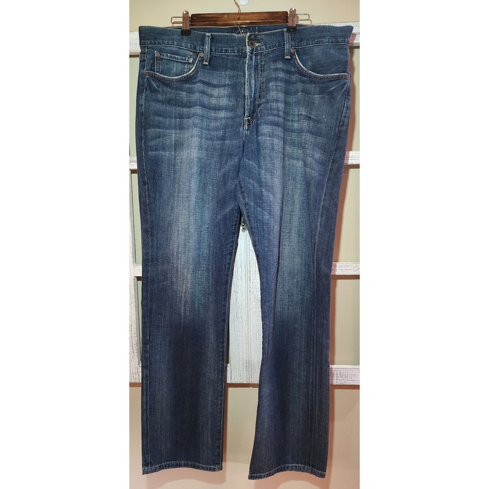 Lucky Brand 221 Original Straight Mens Jeans Blue Medium Wash 36x32